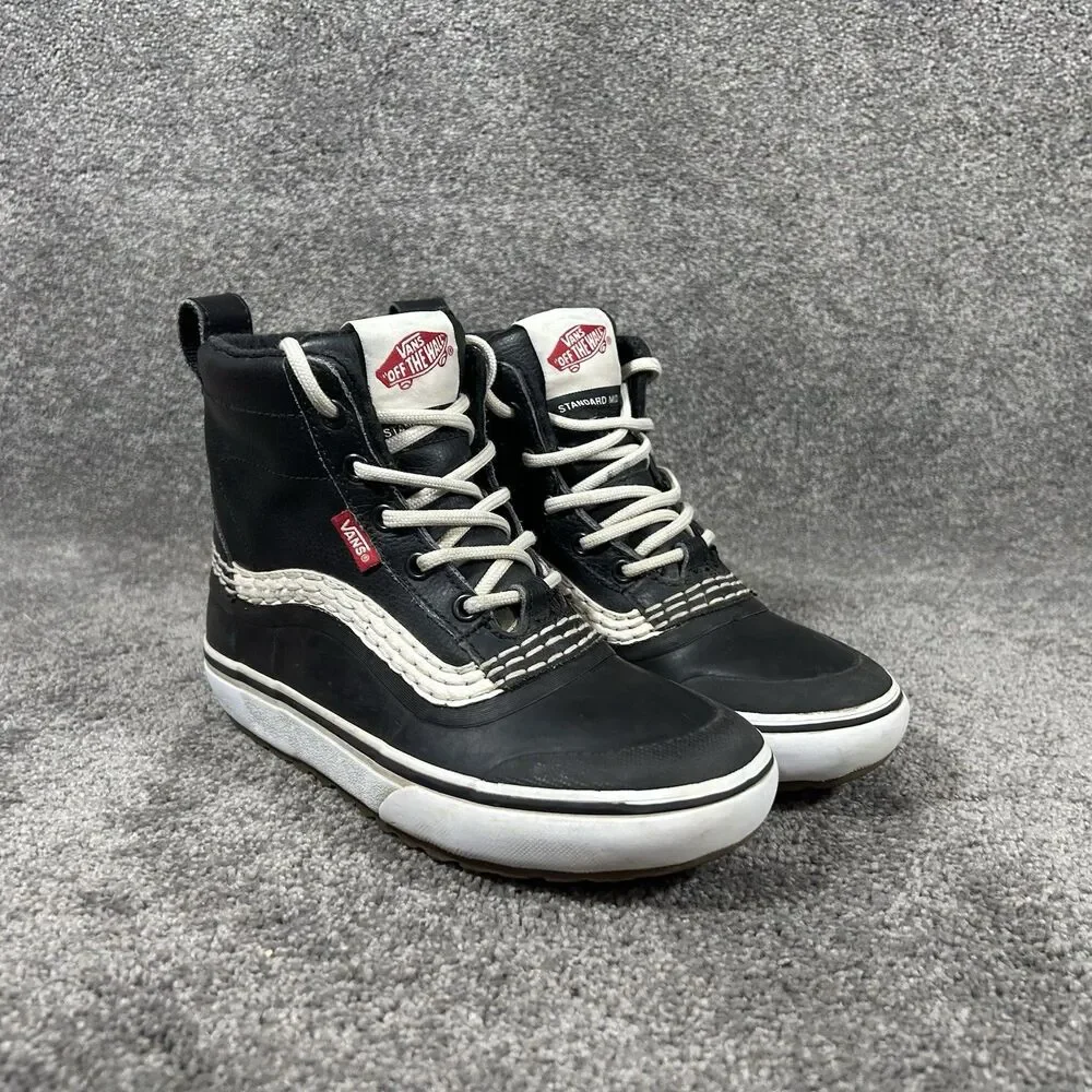 Vans Standard Mid MTE Mens Sz 4 Women’s Sz 5.5 Black Winter Insulated Snow Boots
